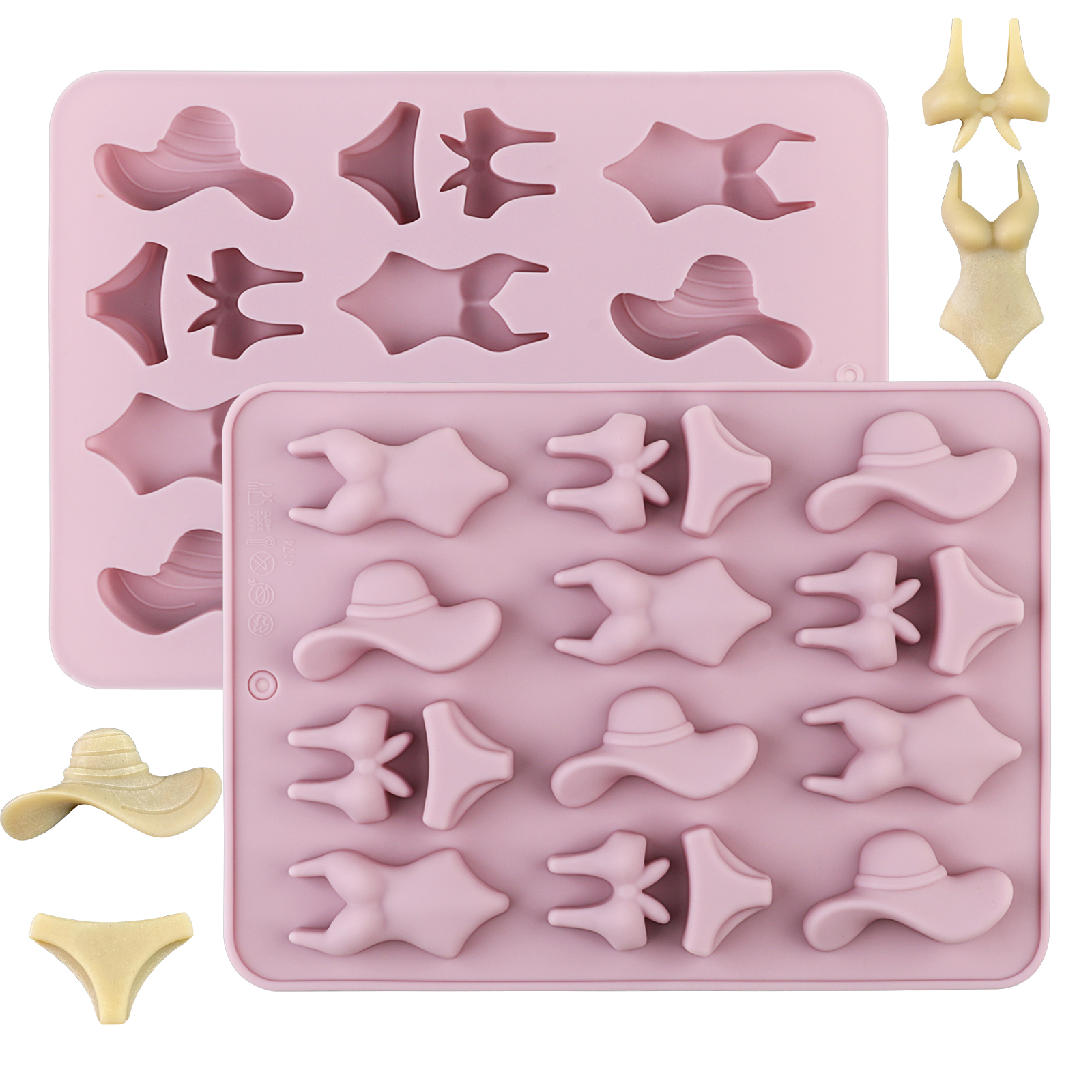 Resin Art Kit With Molds - A Summer-Themed Beach Bikini Mold, Swimsuit
