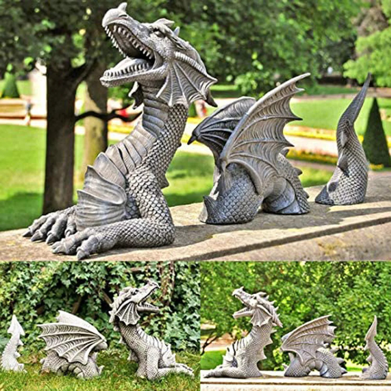 Resin Art Workshop - Dragon Sculptures Resin Giant Lawn Sculpture