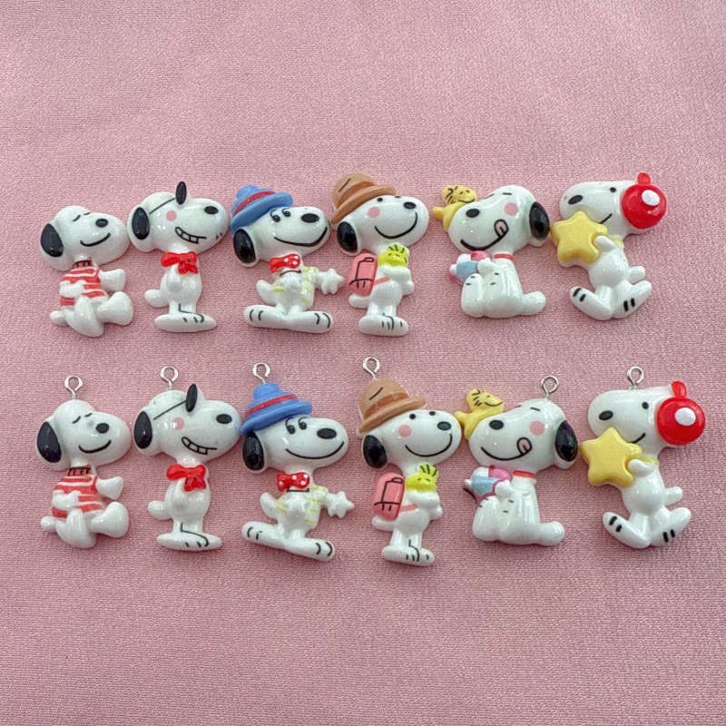 Resin Art Jewelry Kit - 10pcs resin cute little dog pendant,
