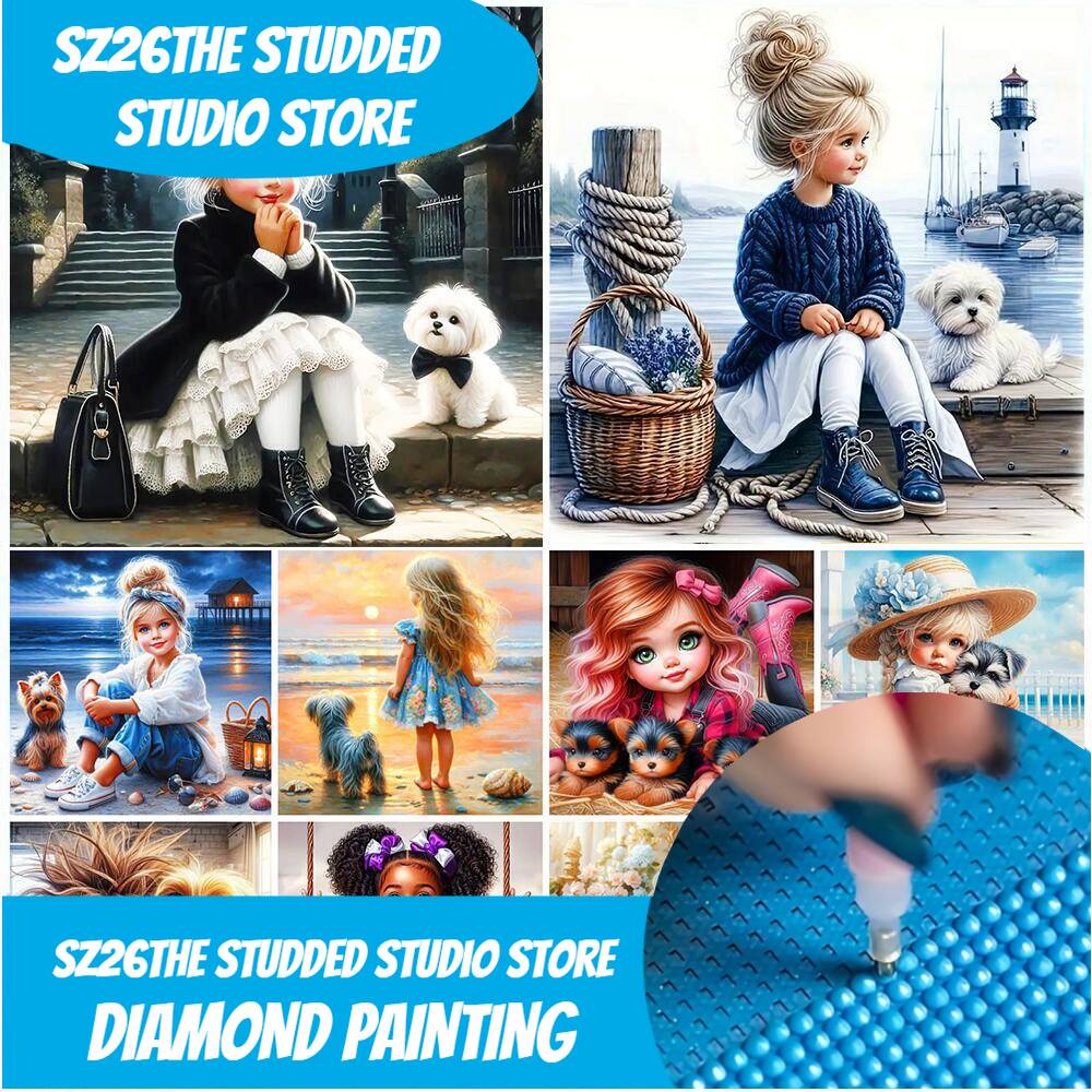 Resin Art Wall - Sz26The Studded Diy Diamond Mosaic Portrait