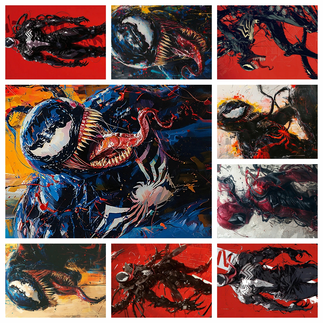 Anime Marvel venom spider-man  - огляд і ціна Resin Art Craft