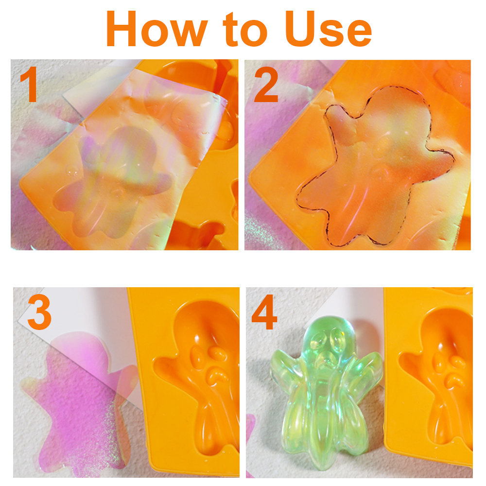 Aurora Laser Film Foil Resin J - огляд і ціна Resin Art Workshop