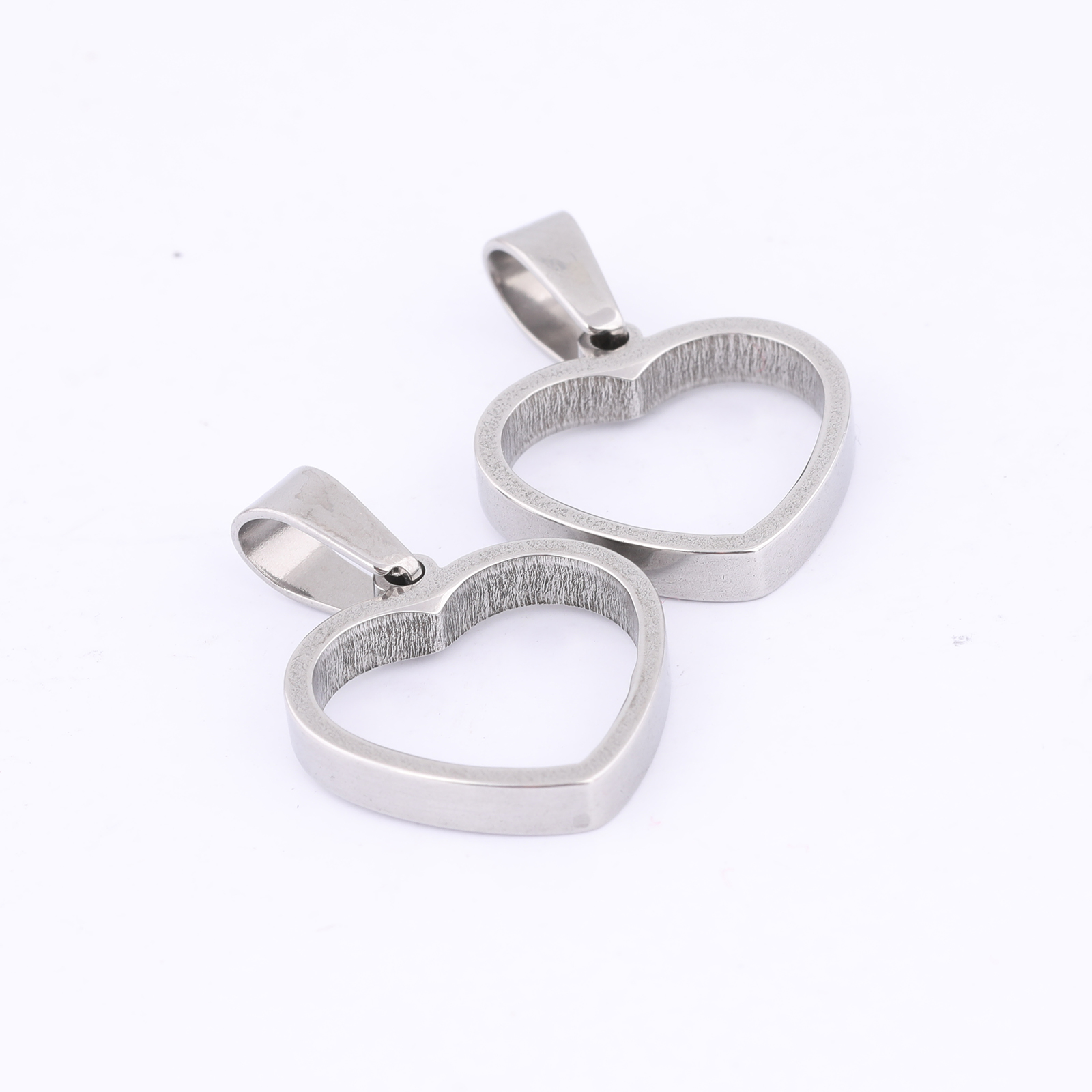10pcs Stainless Steel 14mm Hea - огляд і ціна Bezels Pendant Resin