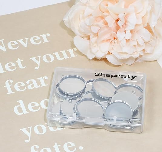 20 Pieces Stainless Steel Roun - огляд і ціна Bezels Pendant Resin