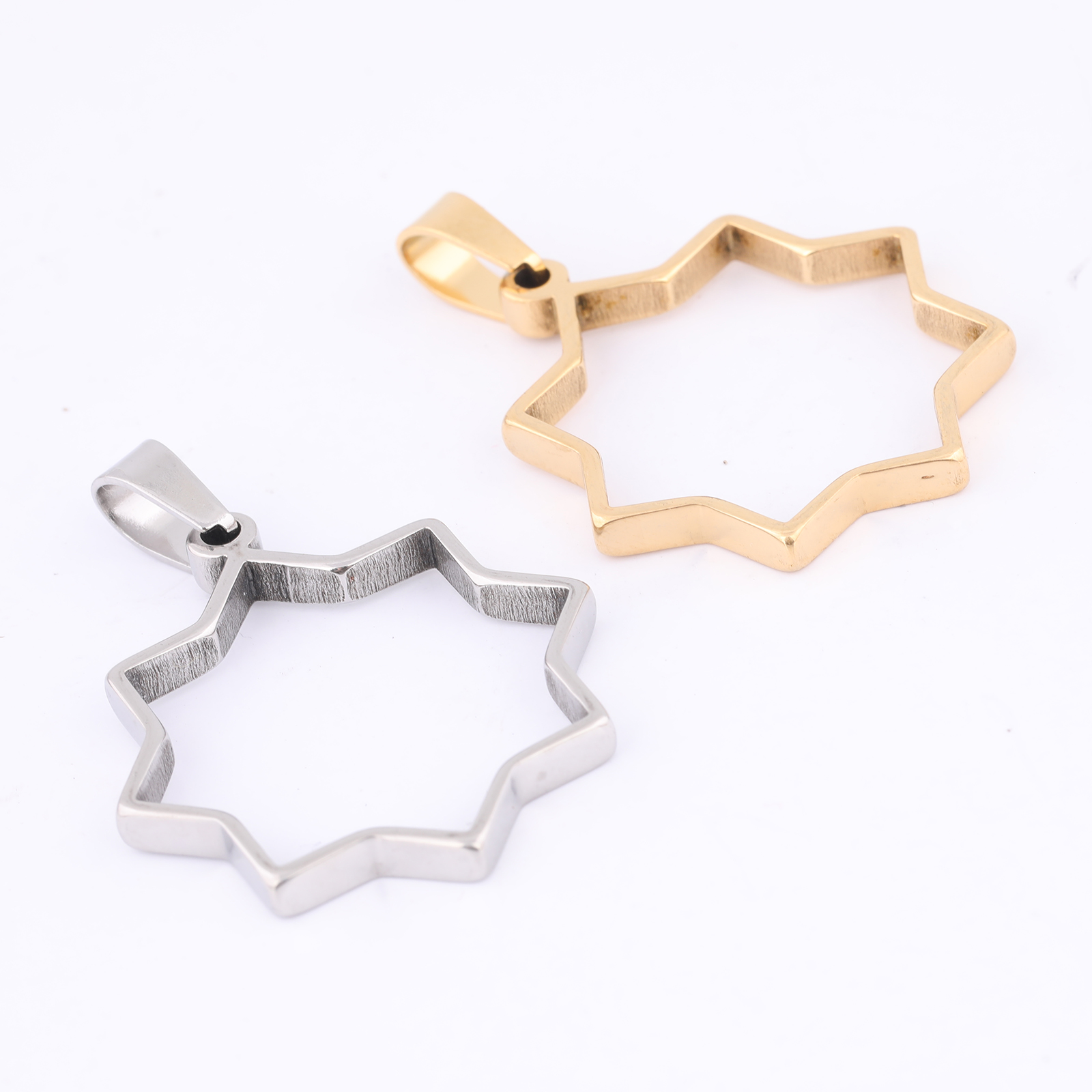 10pcs Stainless Steel Gold Pla - огляд і ціна Bezels Pendant Resin