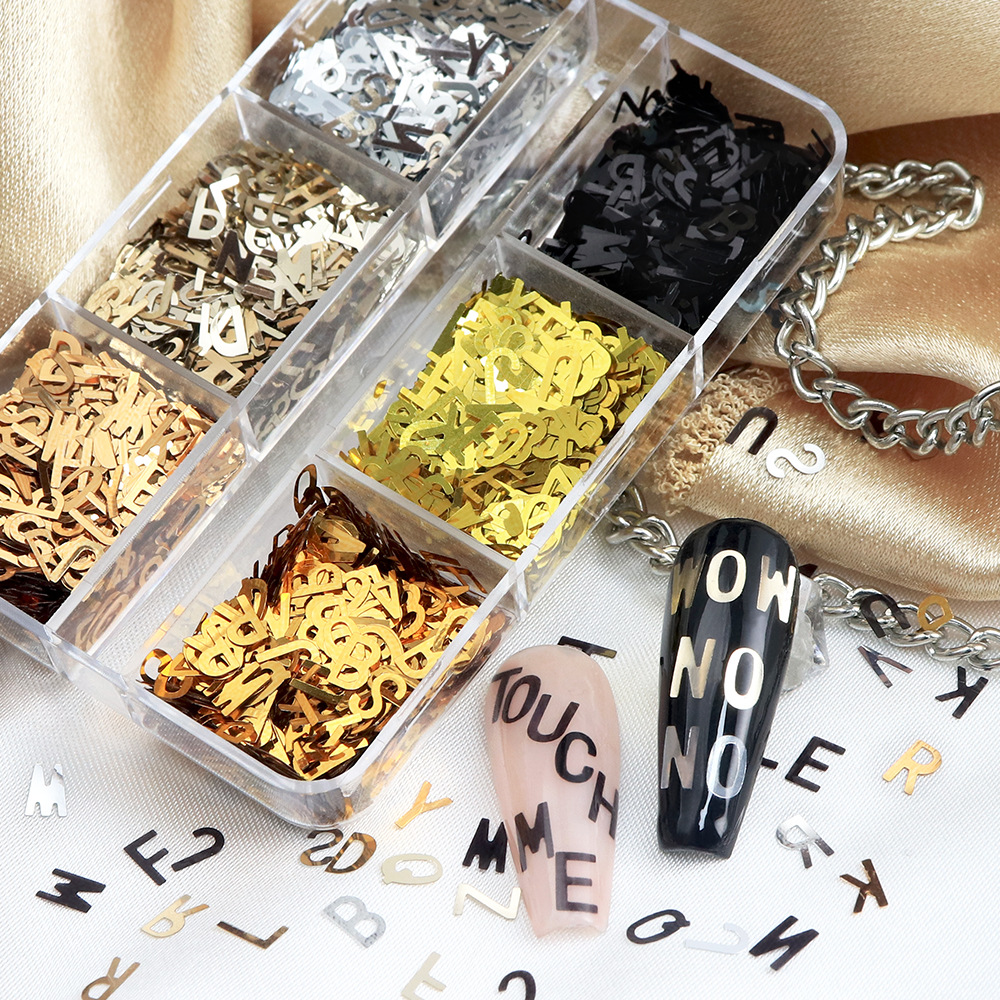 6-Grid Box Metallic Alphabet N - огляд і ціна Resin Art Zone