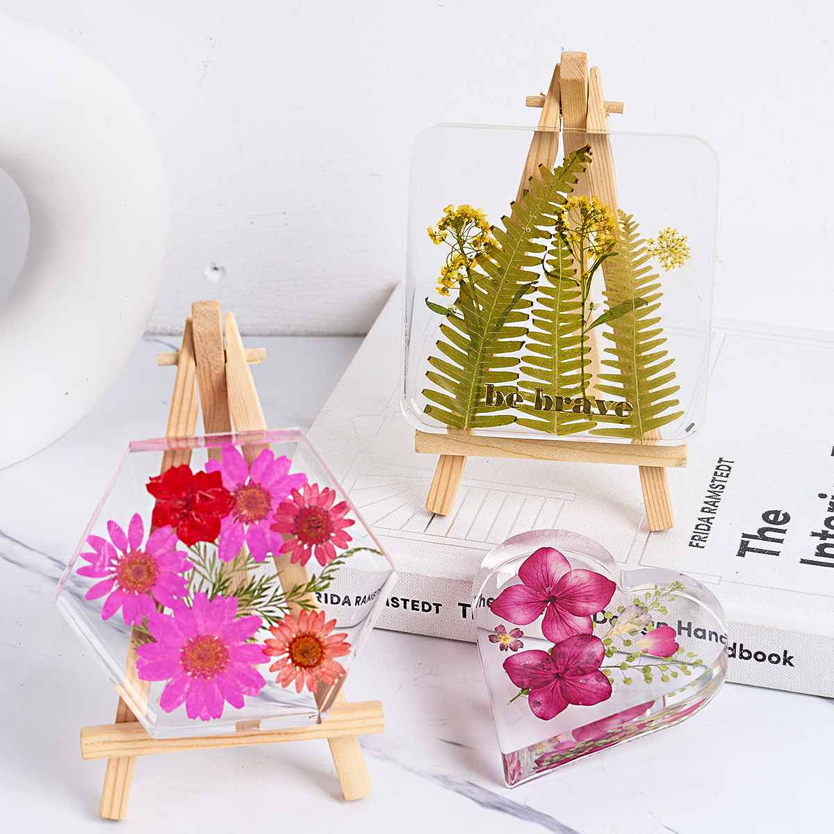 6 Holes Coaster Silicone Mold  - огляд і ціна Resin Art Kit With Molds