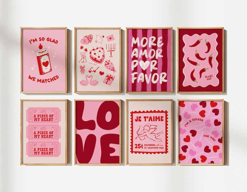 Cute Pink and Red Valentine's  - огляд і ціна Resin Art Quote