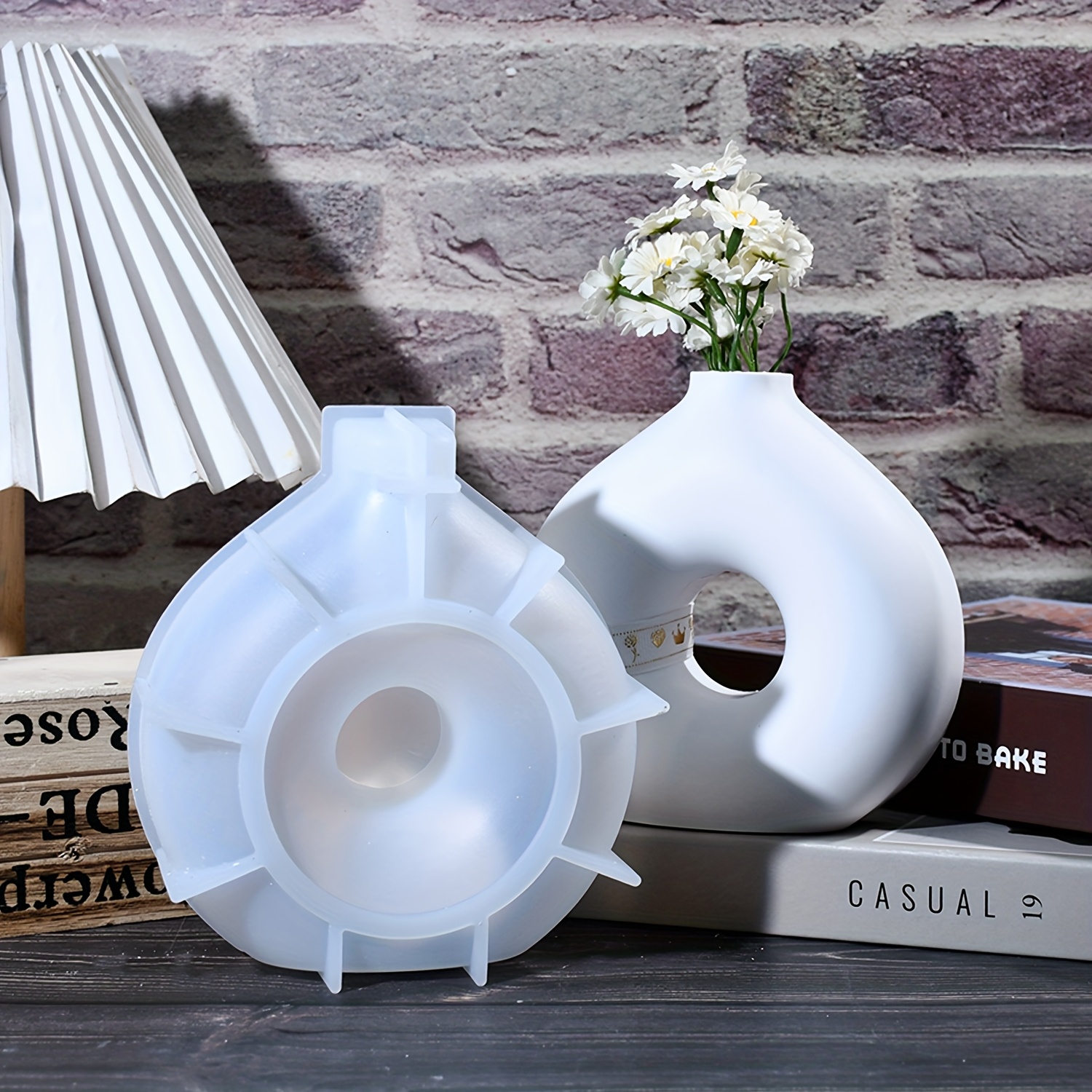 1 DIY Round Vase Silicone Moul - огляд і ціна Resin Art Workshop