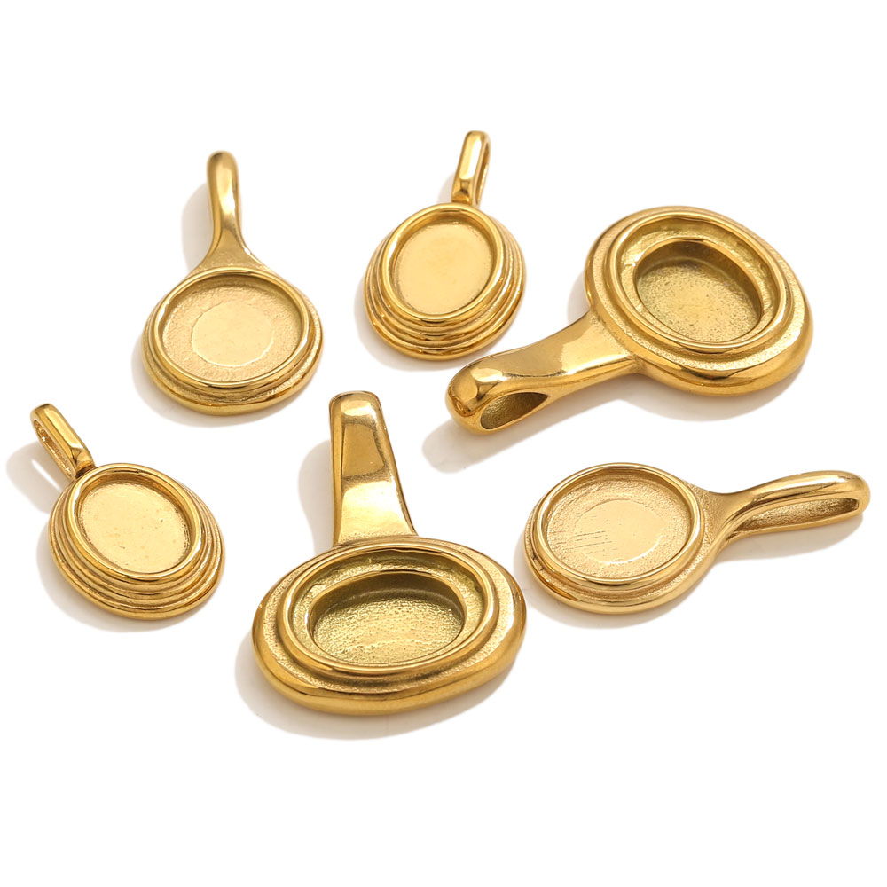 5pcs Stainless Steel Round Ova - огляд і ціна Resin Art Jewelry Kit