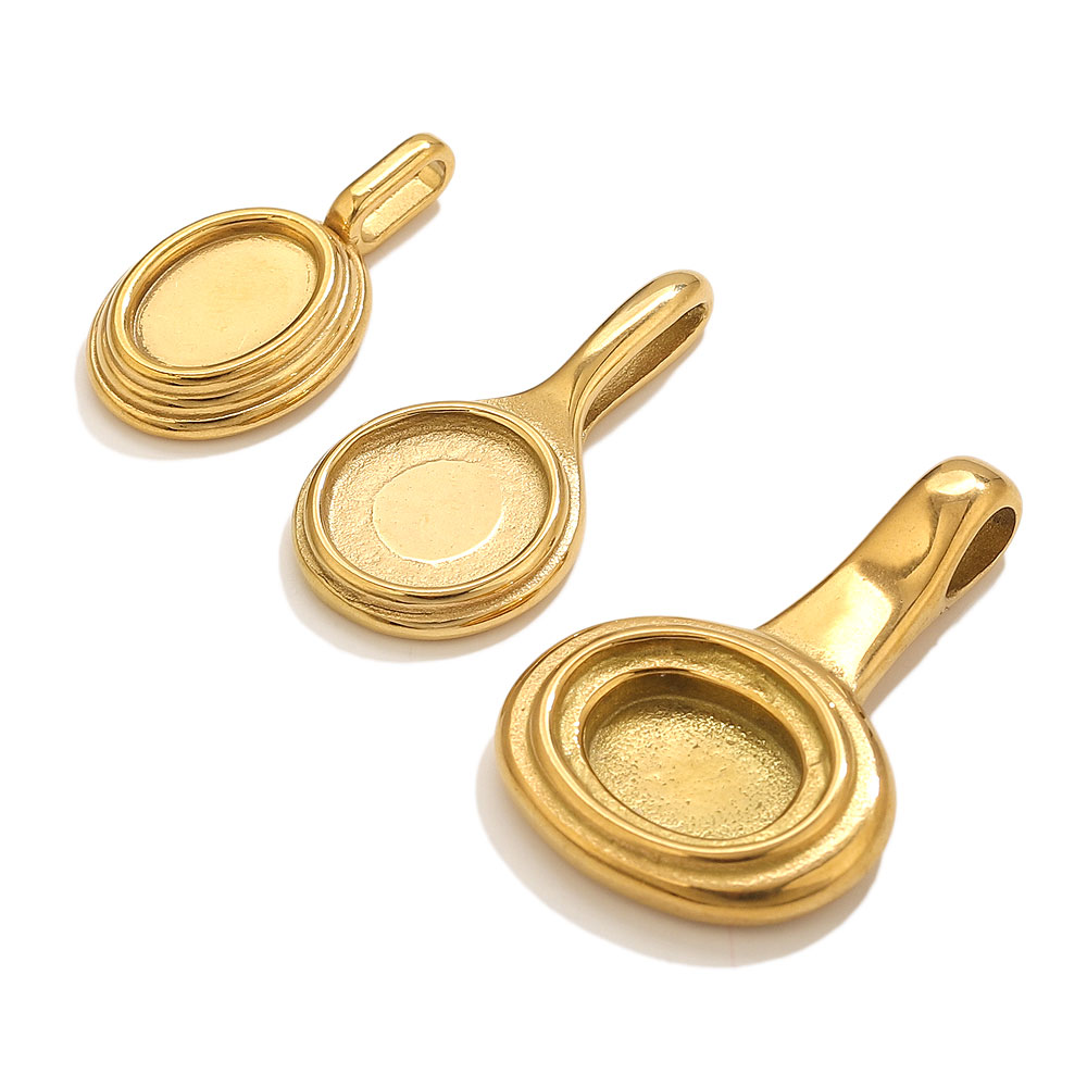 5pcs Stainless Steel Round Ova - огляд і ціна Resin Art Jewelry Kit