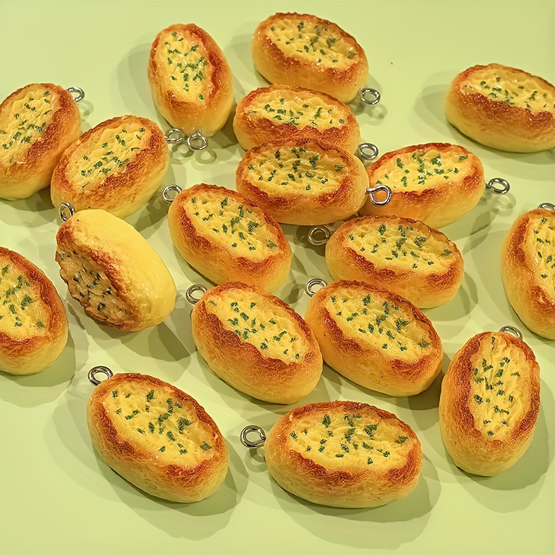 6Pcs Cartoon Cheese Bread Resi - огляд і ціна Resin Art Jewelry Kit