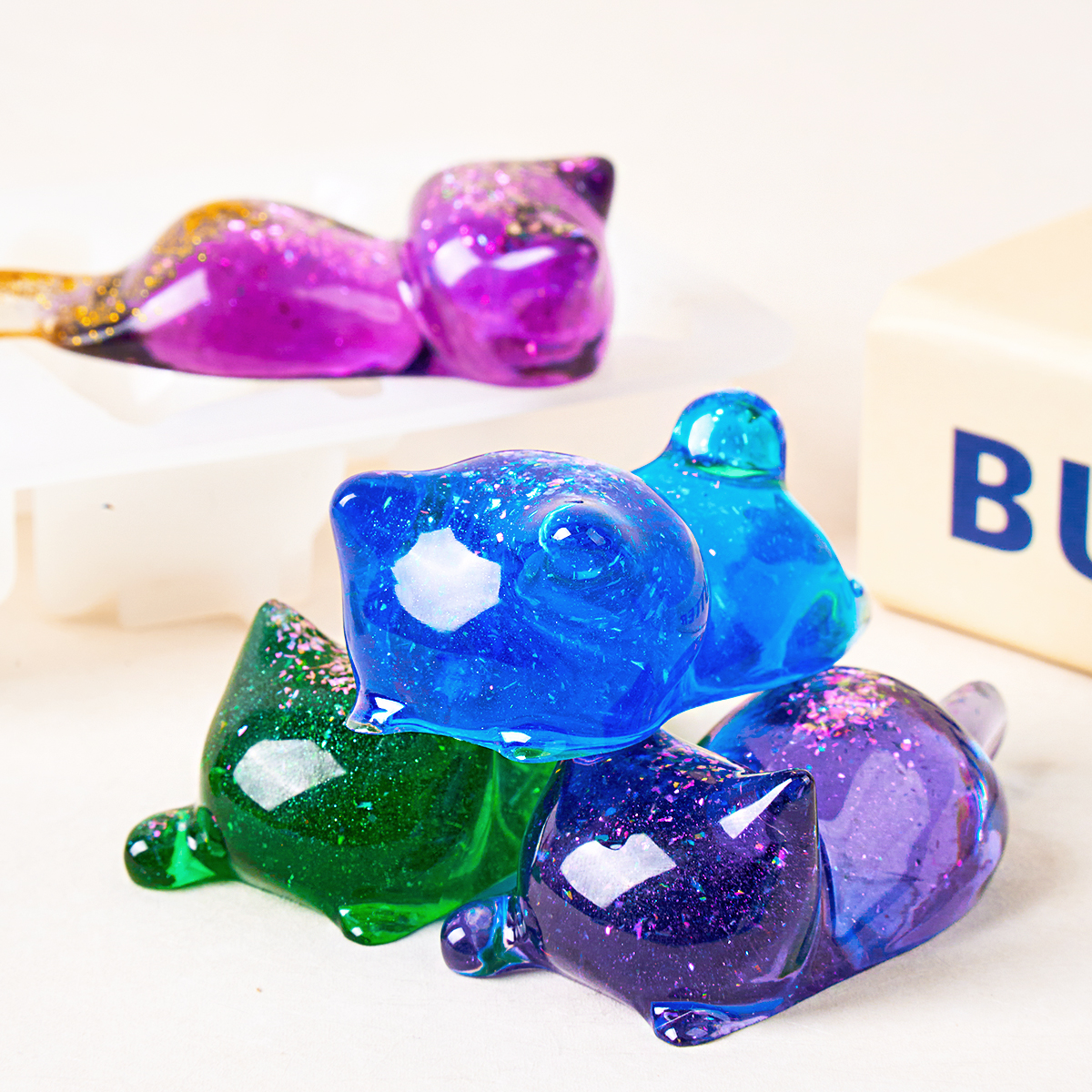3D Cat Crystal Epoxy Resin Mol - огляд і ціна Resin Art Kit With Molds