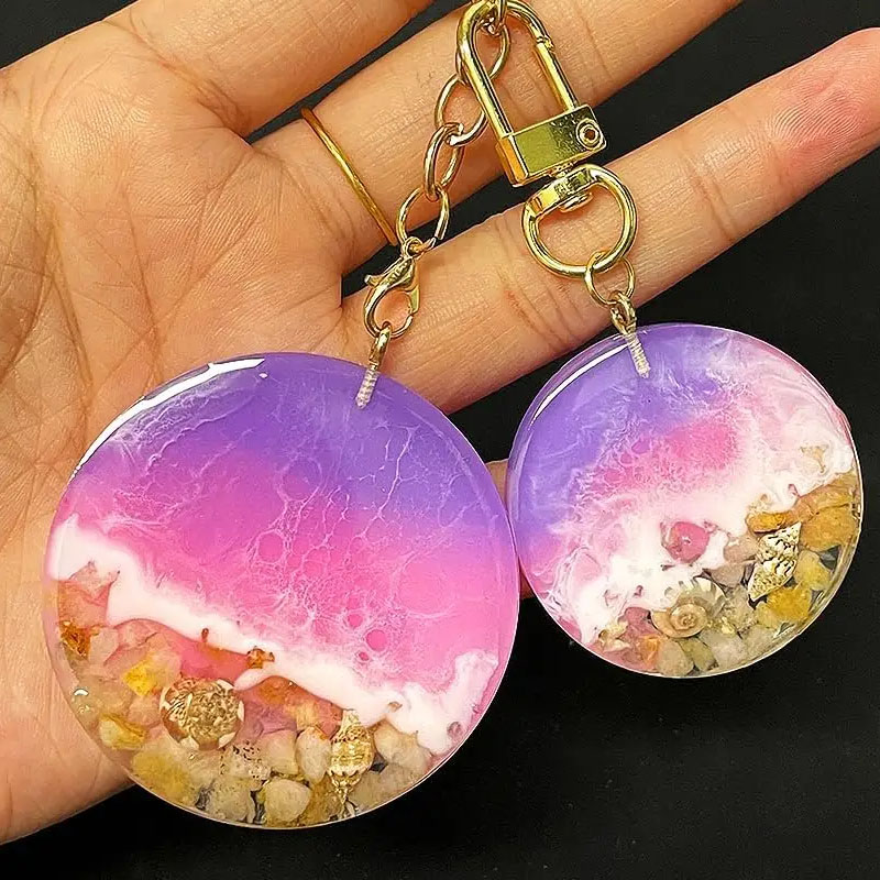 1.25-2 inch Circle Grip Round  - огляд і ціна Resin Art Kit With Molds