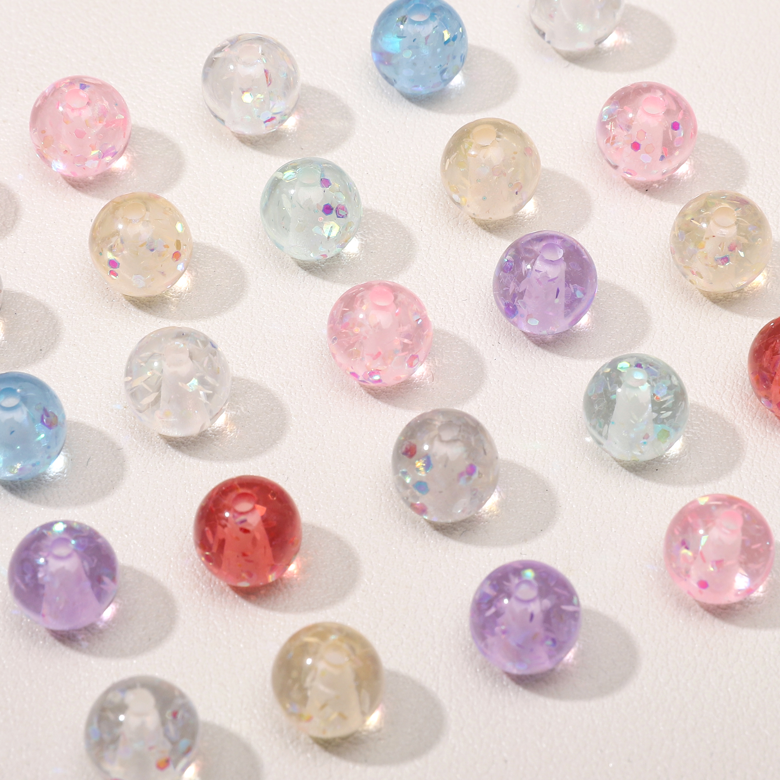 50/60Pcs 8mm Iridescent Sequin - огляд і ціна Resin Art Jewelry Kit