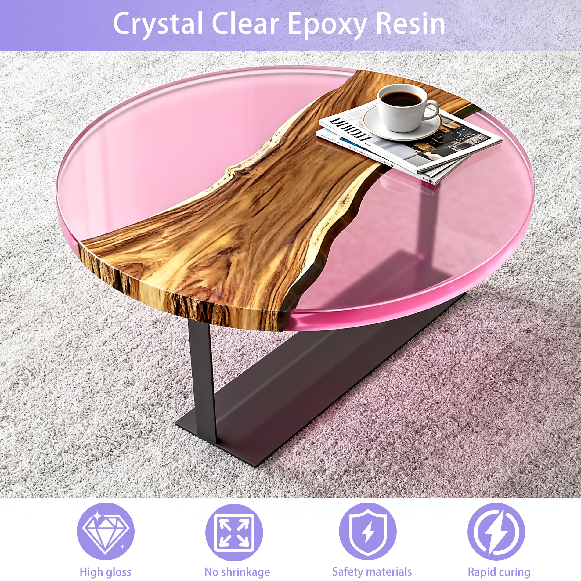 200g UV Resin Crystal Clear Ha - огляд і ціна Resin Art Epoxy