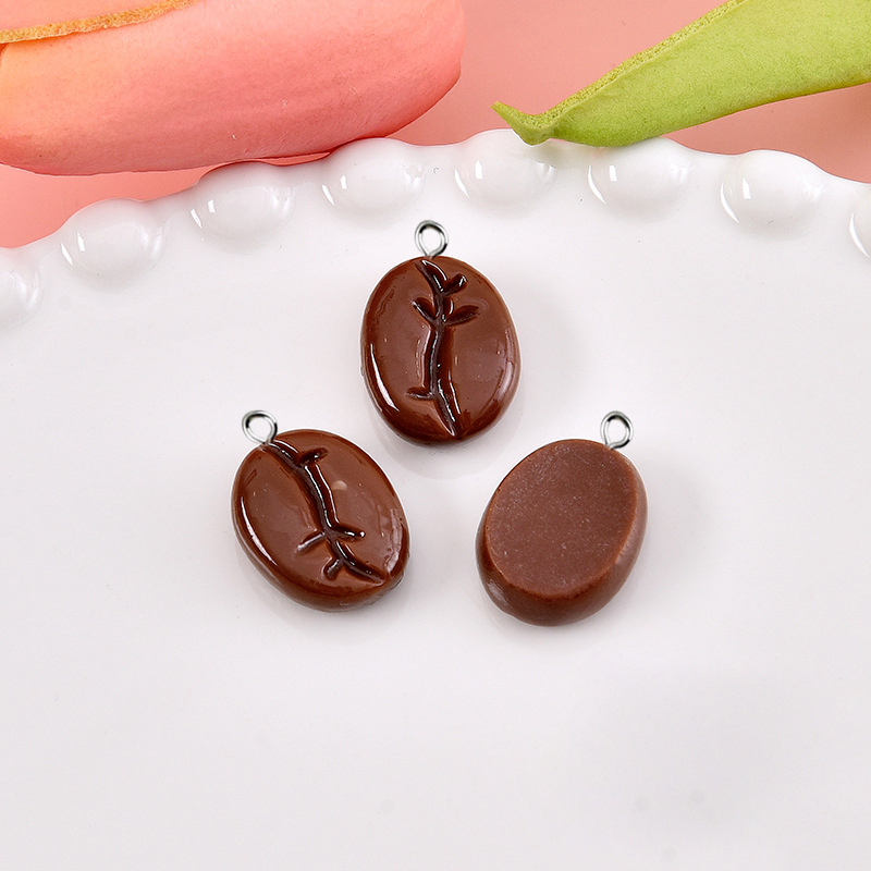 10pcs Coffee Beans Resin Penda - огляд і ціна Resin Art Jewelry Kit