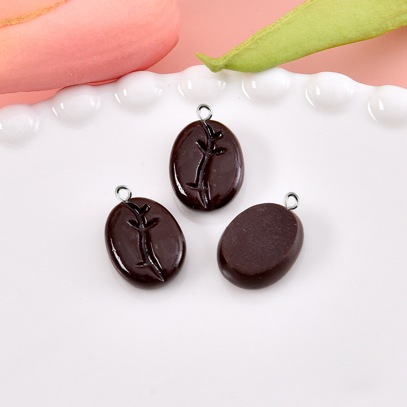 10pcs Coffee Beans Resin Penda - огляд і ціна Resin Art Jewelry Kit
