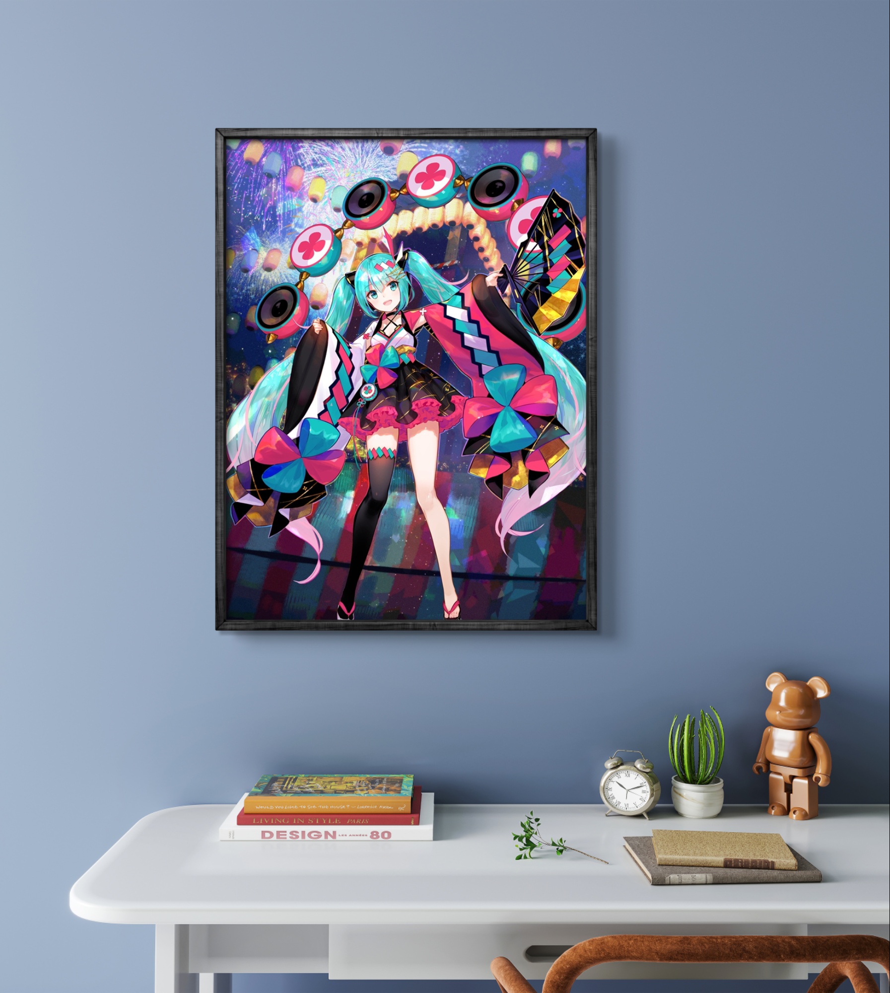 Frameless,Singer Miku DIY Diam - огляд і ціна Resin Art Wall