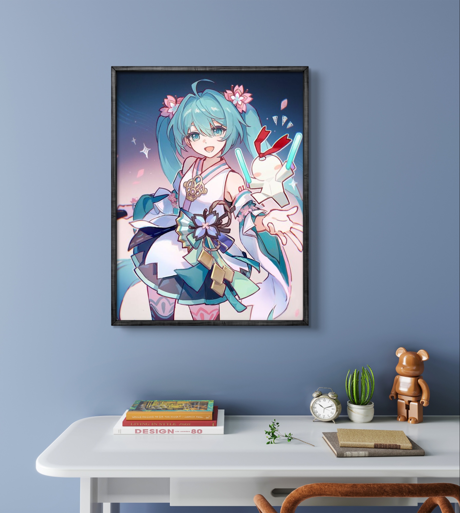 Frameless,Singer Miku DIY Diam - огляд і ціна Resin Art Wall