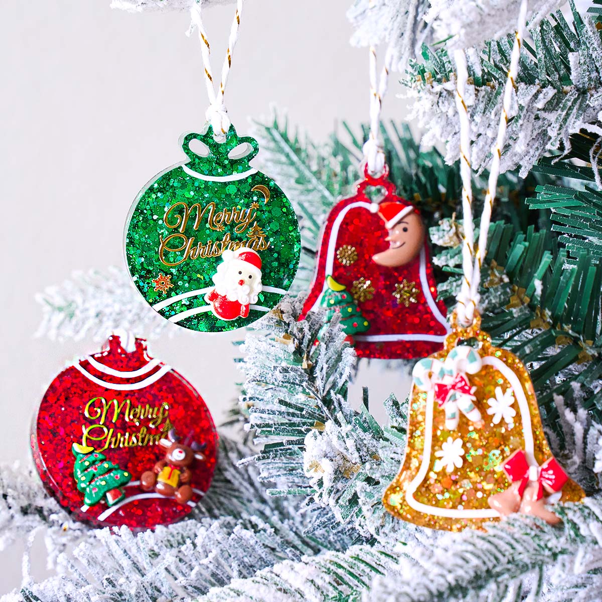 Xmas Tag Pendant Silicone Mold - огляд і ціна Resin Art Kit With Molds