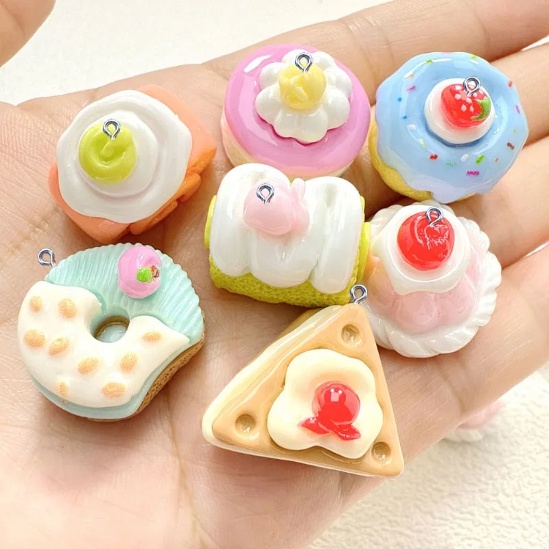 10Pcs Mini Simulated Cute Cake - огляд і ціна Resin Art Craft