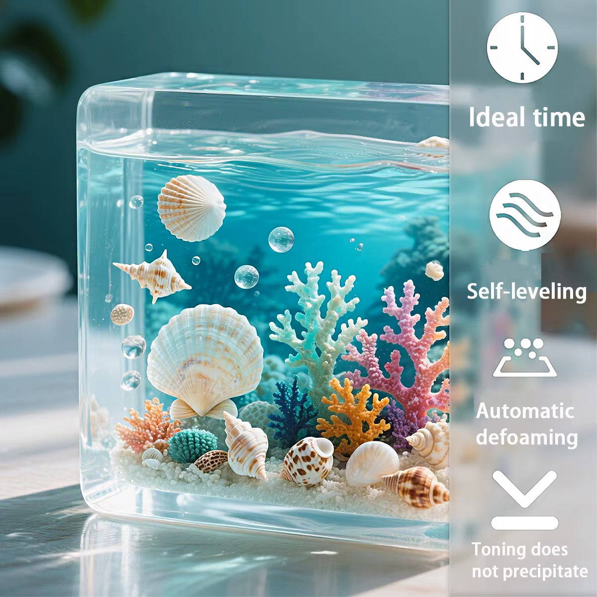 17.6oz/33.8oz AB Resin Epoxy G - огляд і ціна Resin Art Epoxy