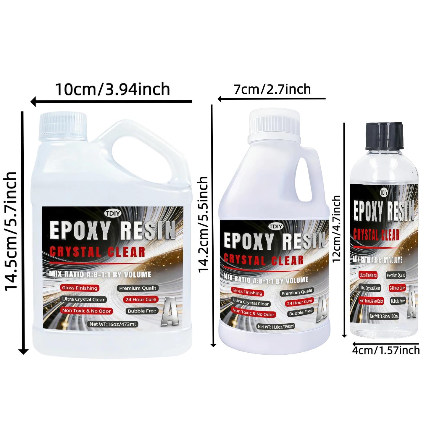1:1 Crystal Clear Epoxy Resin  - огляд і ціна Resin Art Workshop