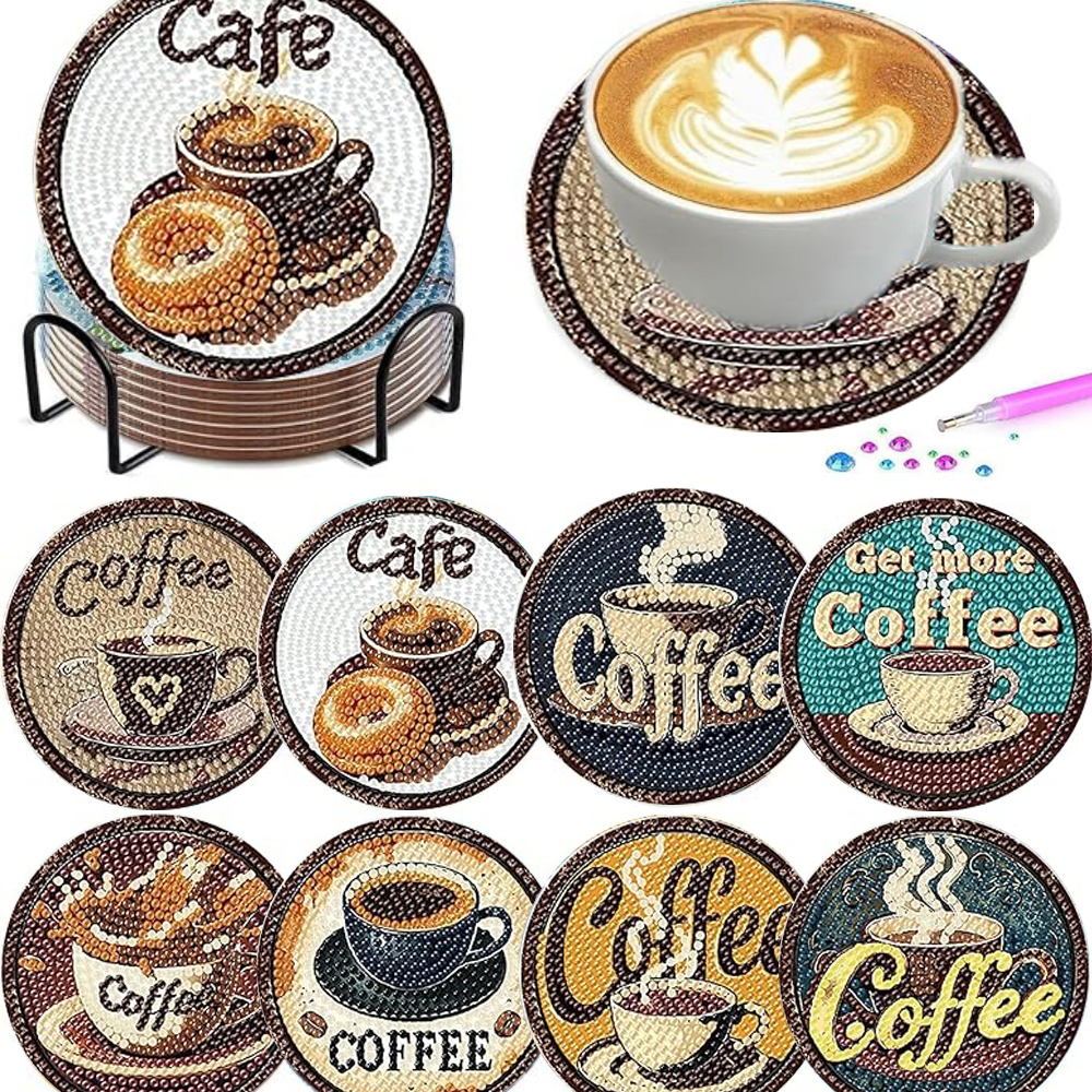 8 Pieces/Set of Diamond Painte - огляд і ціна Resin Art Craft