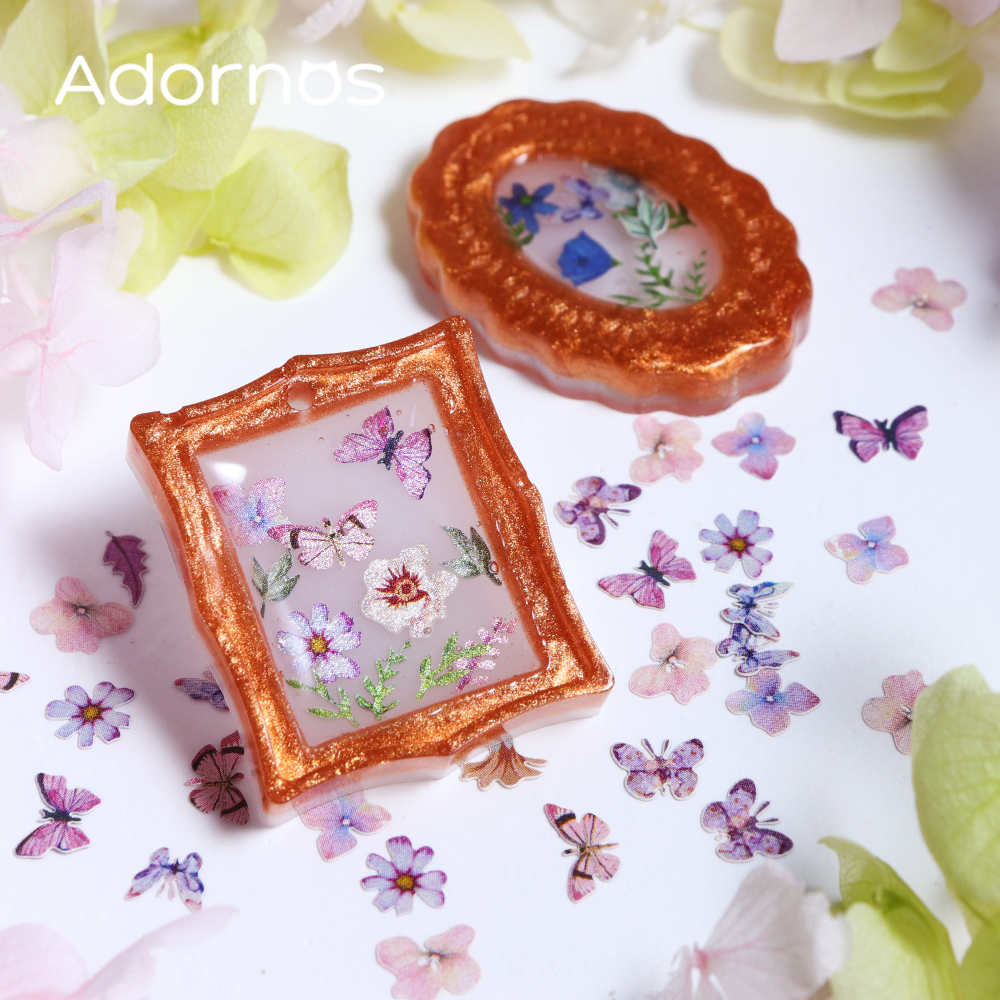 180pcs/box Wood Pulp Flowers C - огляд і ціна Resin Art Workshop
