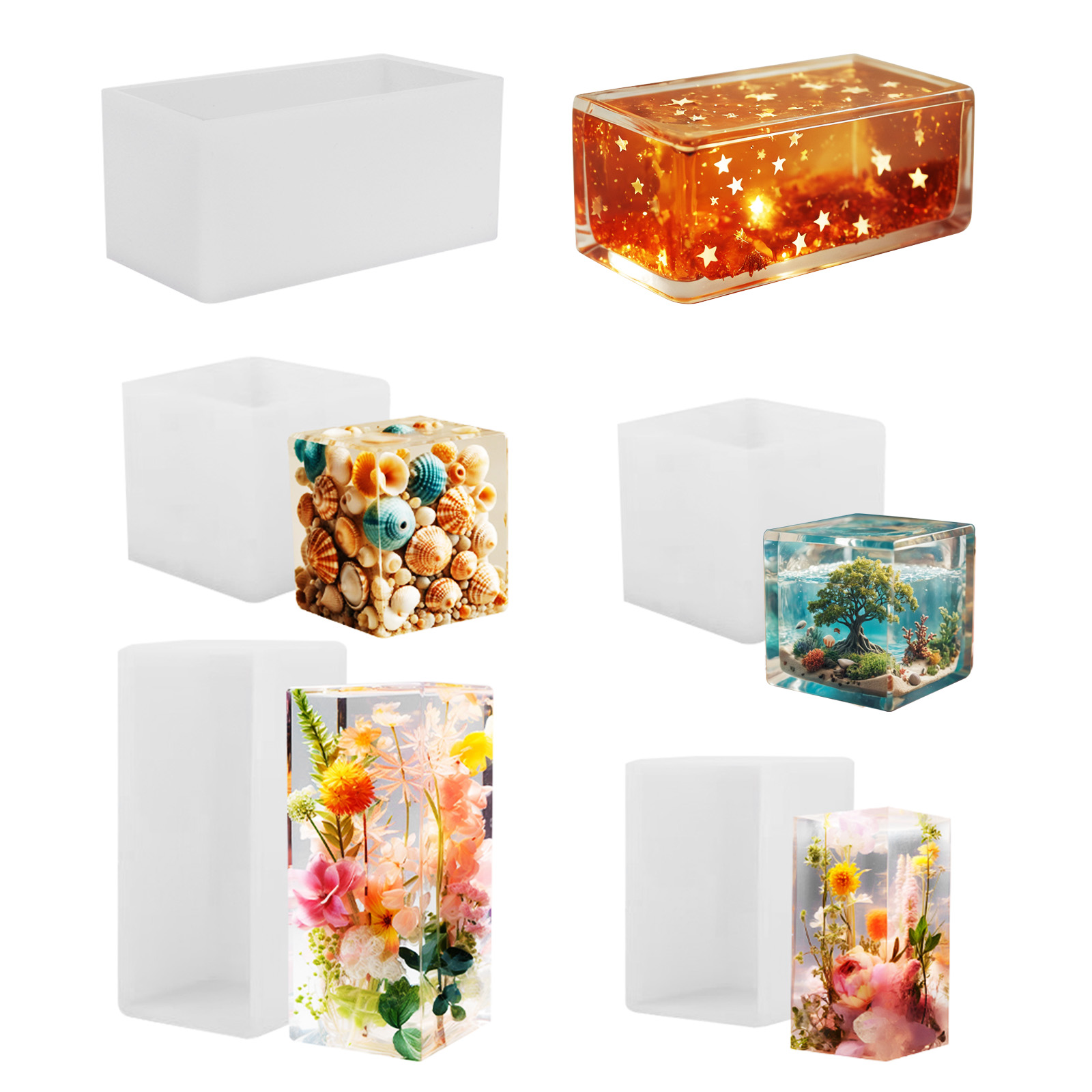 Epoxy Casting Mold Silicone Mo - огляд і ціна Resin Art Epoxy