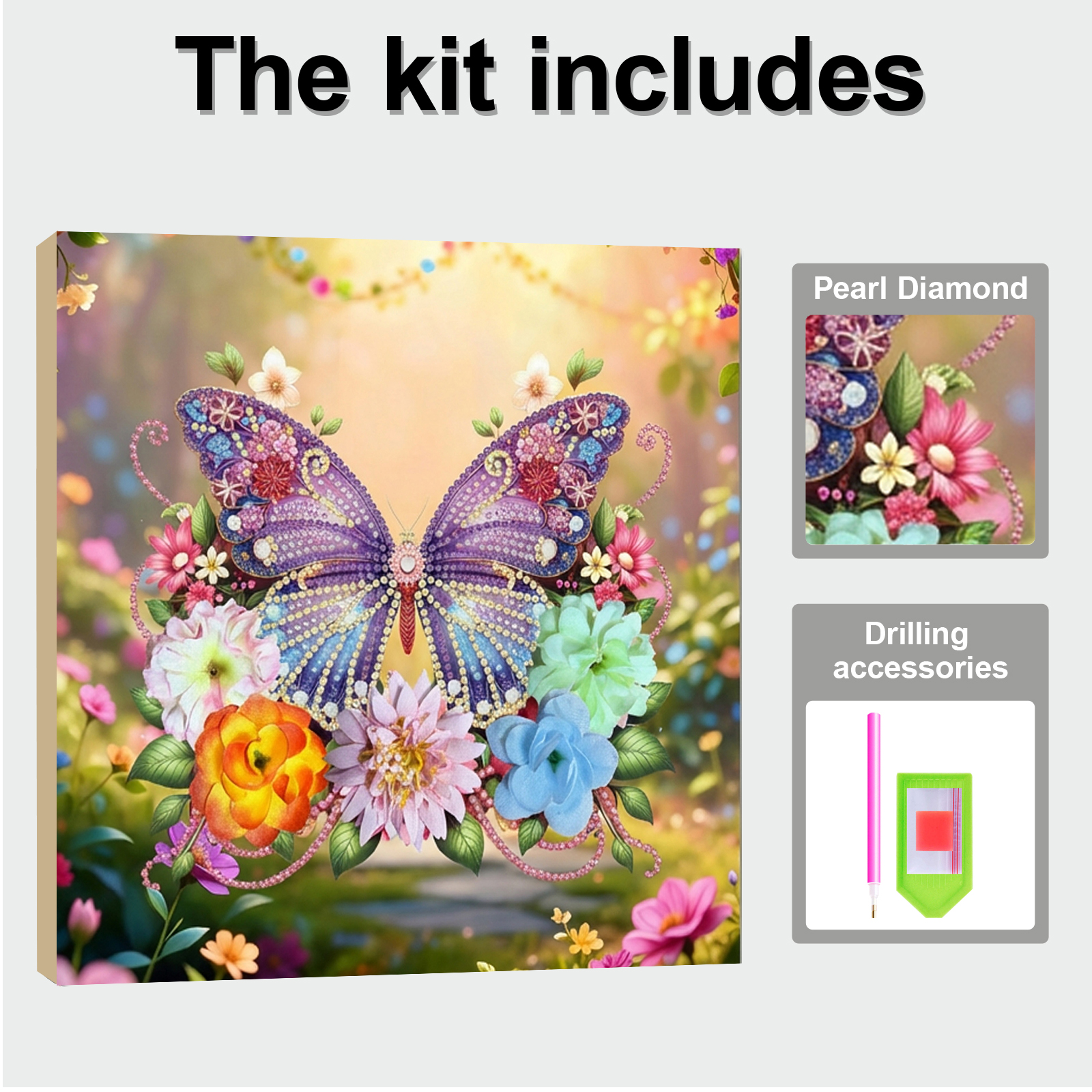 Butterfly DIY Diamonds Dots Ge - огляд і ціна Resin Art Wall