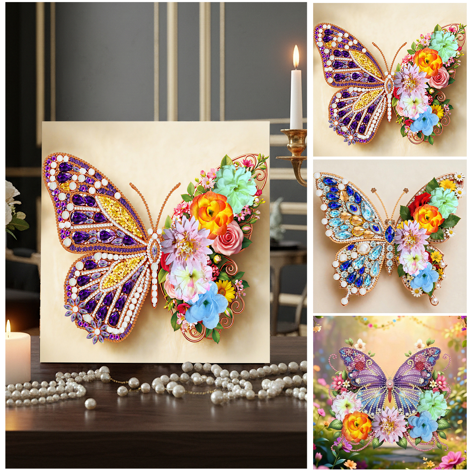 Butterfly DIY Diamonds Dots Ge - огляд і ціна Resin Art Wall