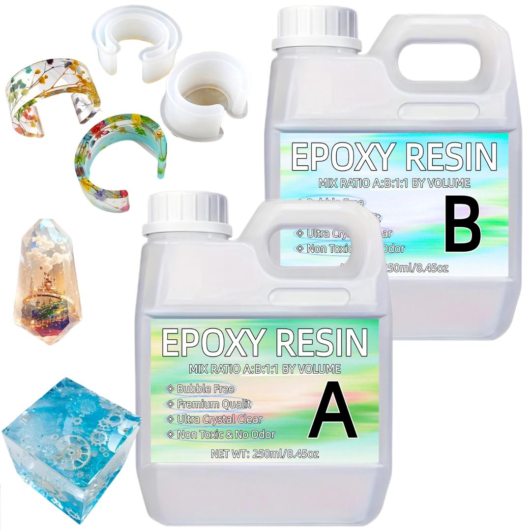 16.9oz Clear Epoxy Resin Kit C - огляд і ціна Resin Art Epoxy