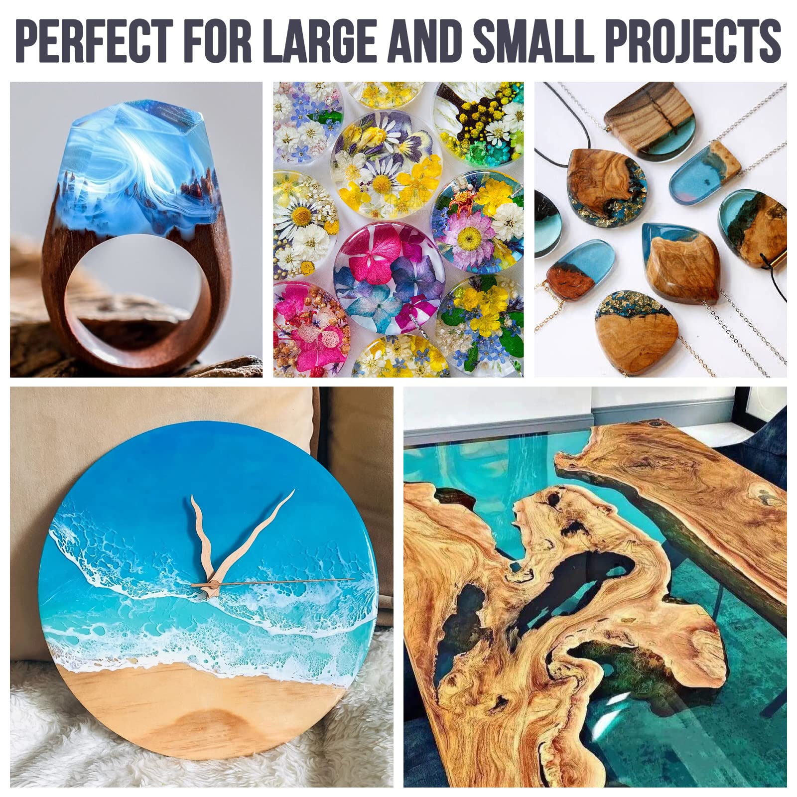 Epoxy Resin Kits Set, Art Kit  - огляд і ціна Resin Art Workshop