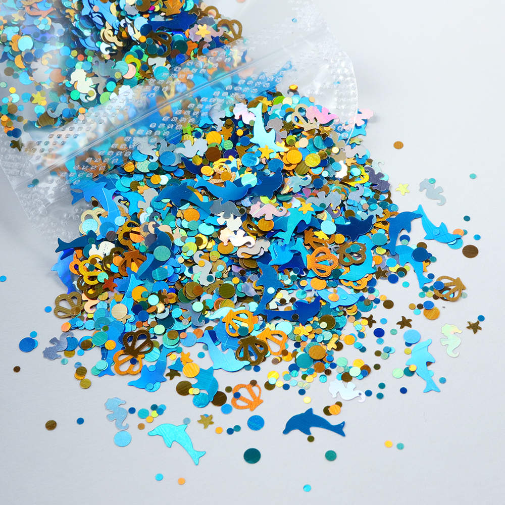 Dolphins Seahorses Glitter For - огляд і ціна Resin Art Workshop