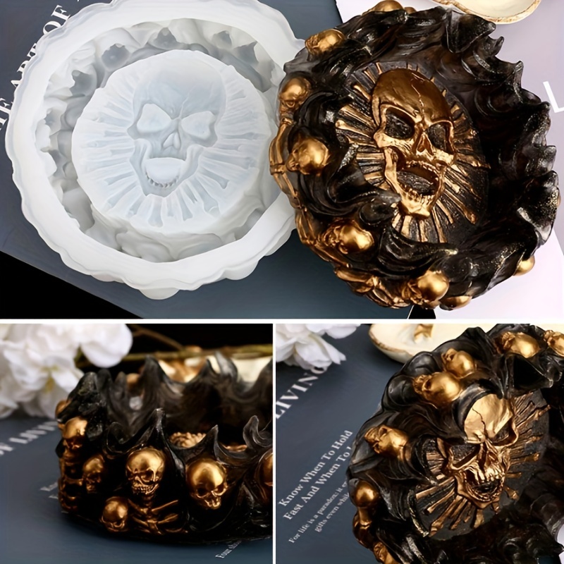 Ashtray mold, skull DIY craft  - огляд і ціна Resin Art Kit With Molds