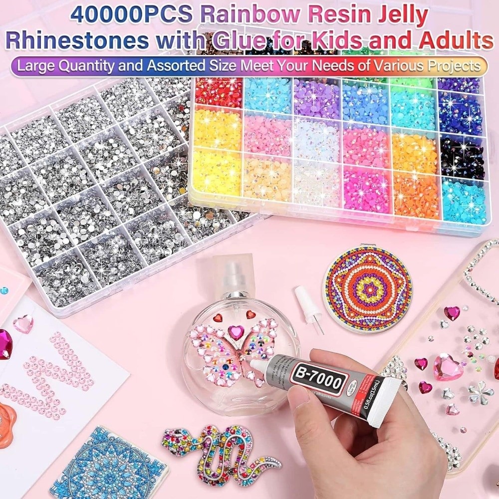 Hot Multicolor Resin Rhineston - огляд і ціна Resin Art Workshop