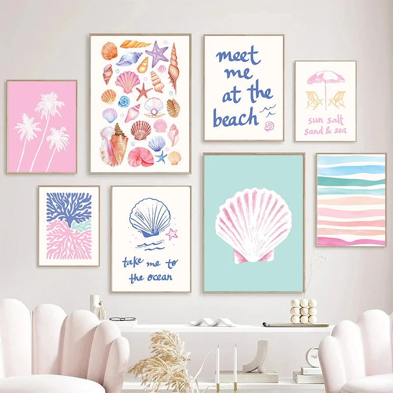 Coastal Gallery Wall Art Summe - огляд і ціна Resin Art Wall