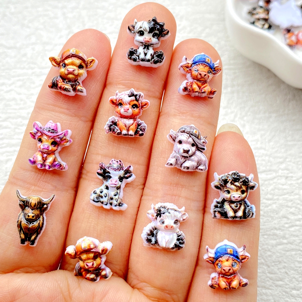 50pcs Resin Cute Mini Cartoon  - огляд і ціна Resin Art Workshop