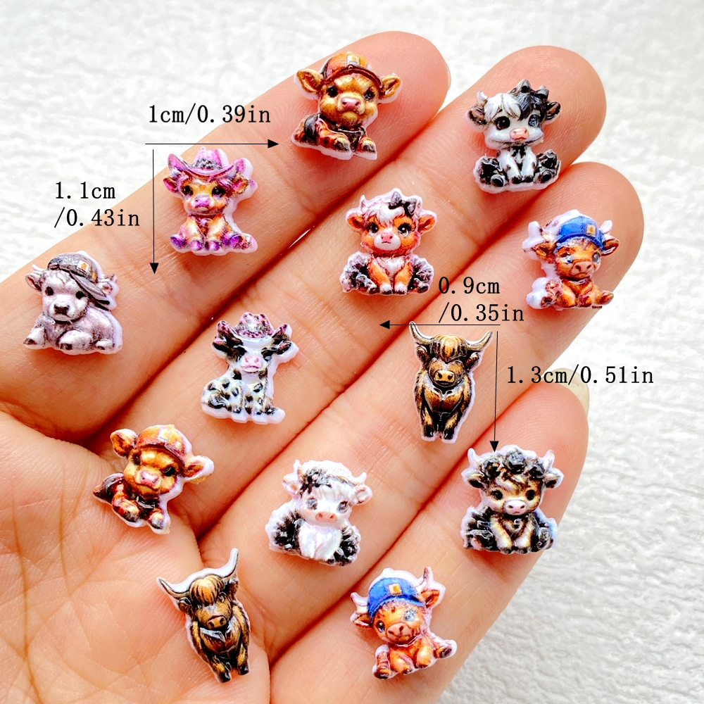 50pcs Resin Cute Mini Cartoon  - огляд і ціна Resin Art Workshop