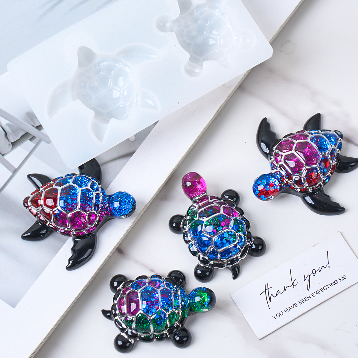 3D Sea Turtle Keychain Silicon - огляд і ціна Resin Art Epoxy