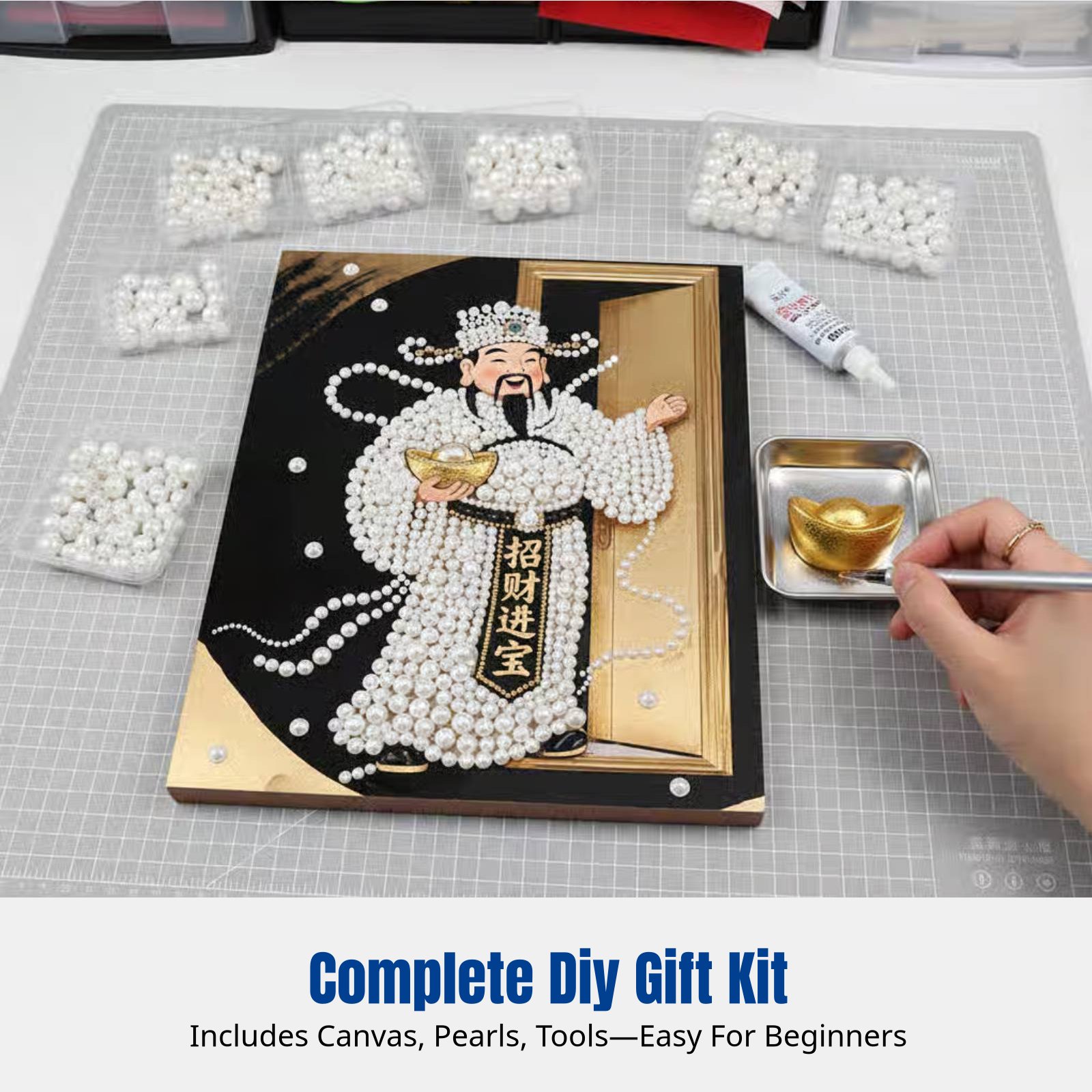 Festive Bead Painting, DIY Han - огляд і ціна Resin Art Wall