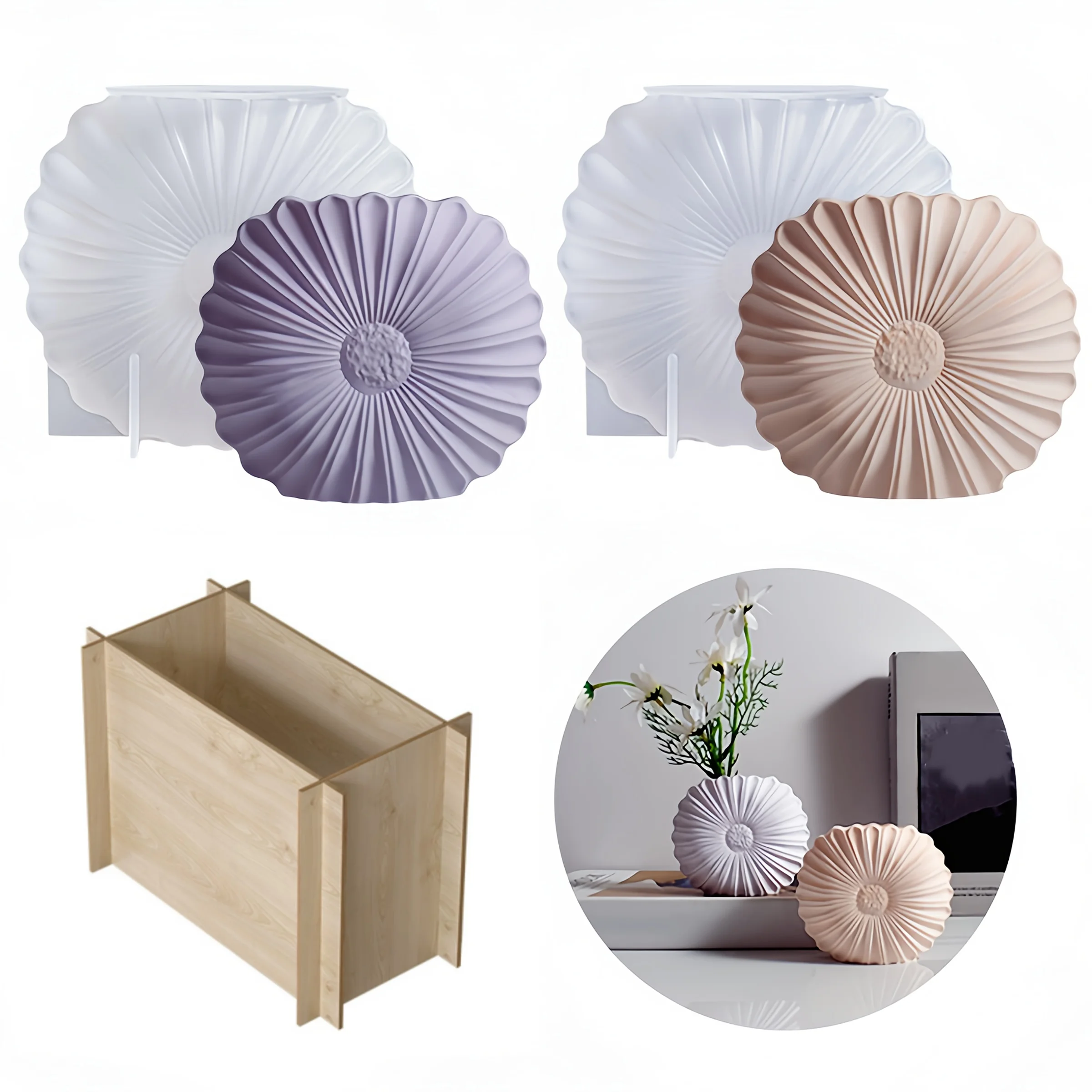 Irregular Half-Circle Silicone - огляд і ціна Resin Art Kit With Molds