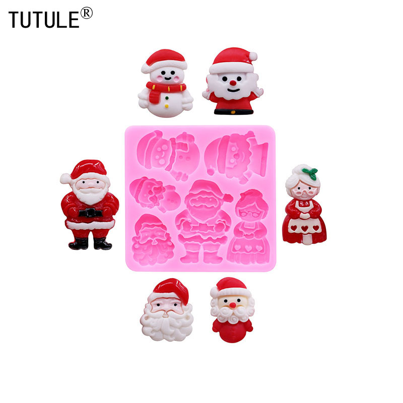 Santa Claus Silicone Mold Chri - огляд і ціна Resin Art Kit With Molds