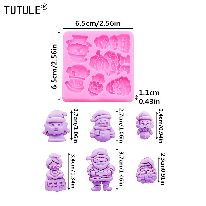 Santa Claus Silicone Mold Chri - огляд і ціна Resin Art Kit With Molds