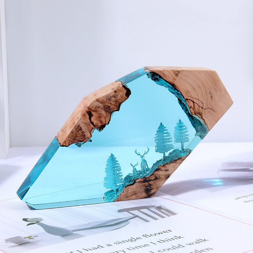 Forest Fairy Deer Desktop Art  - огляд і ціна Resin Art Craft