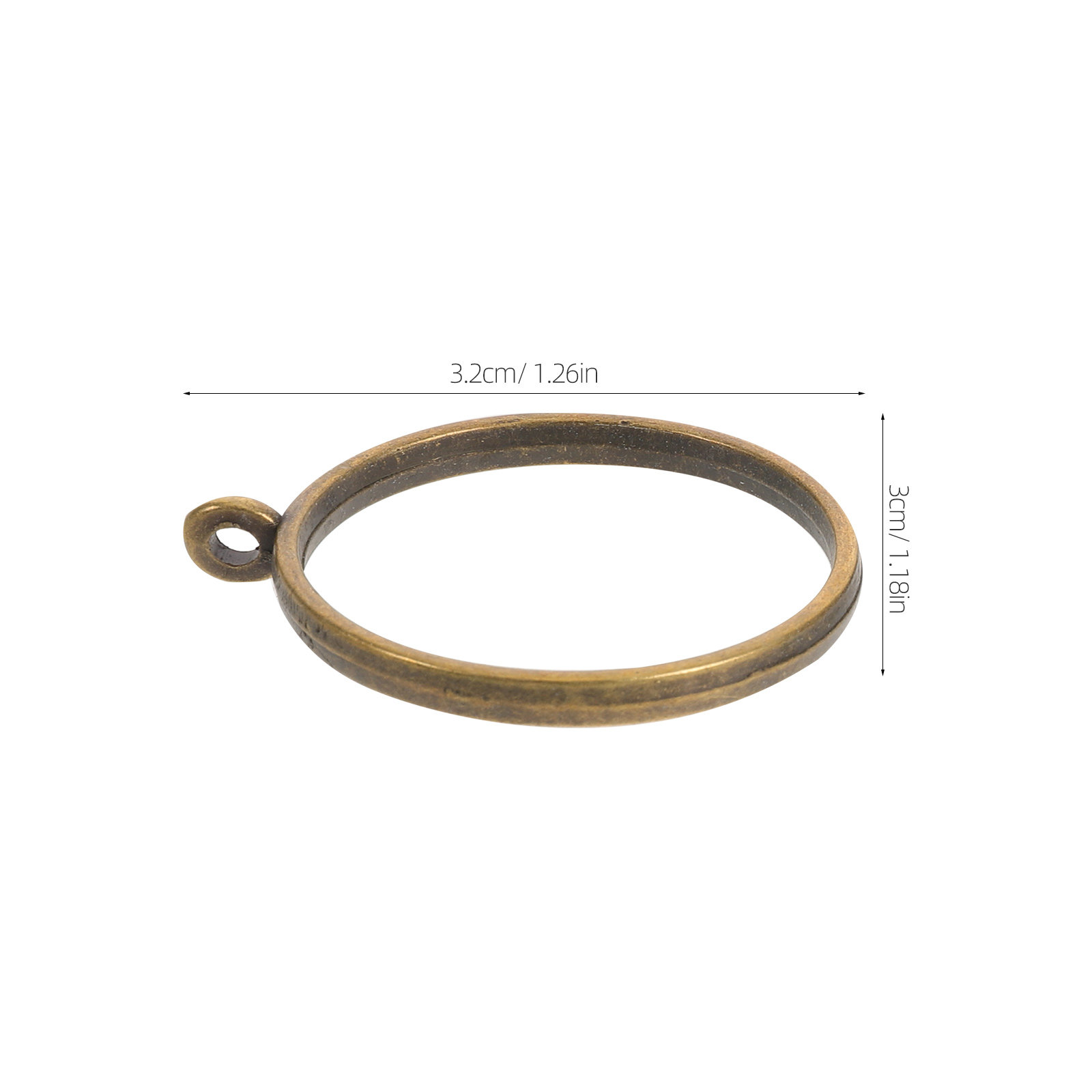 100Pcs Resin Bezel Pendants Al - огляд і ціна Bezels Pendant Resin