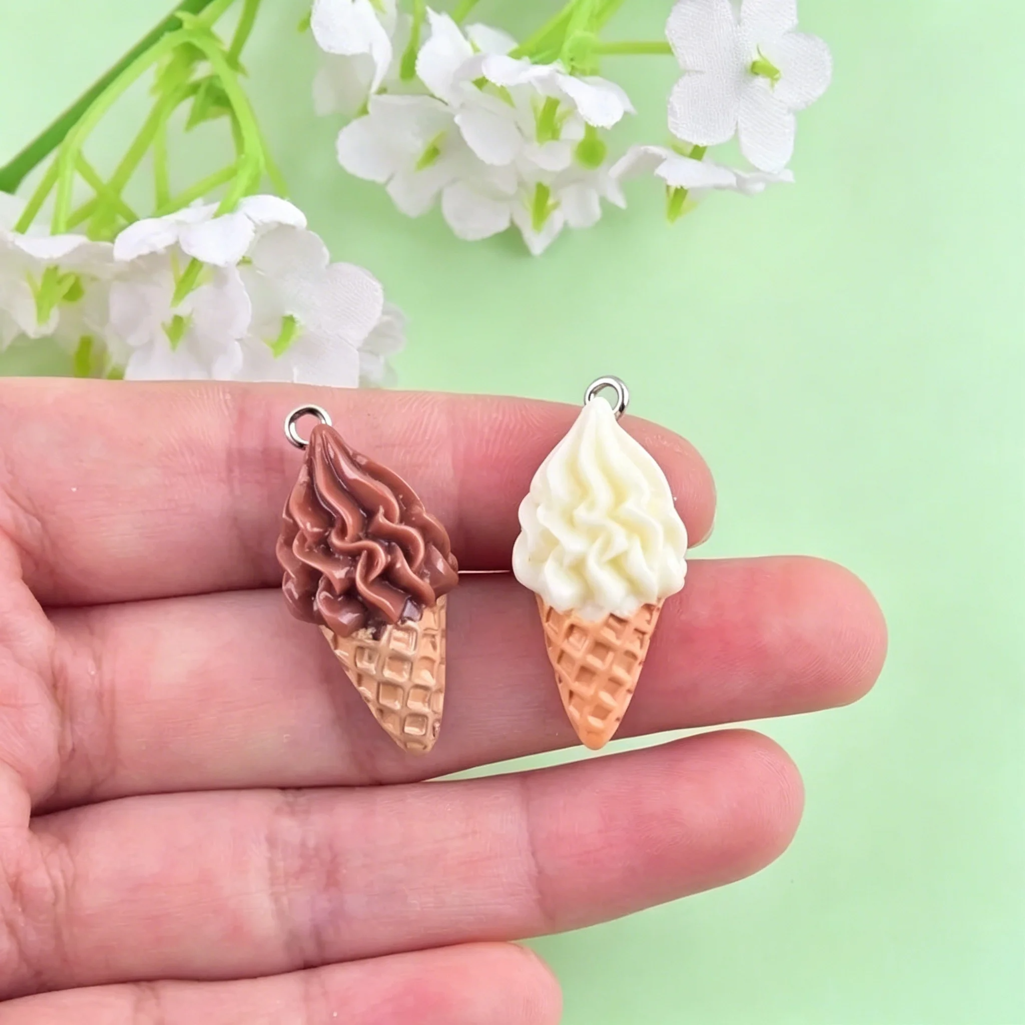 10Pcs Bulk Cute Ice Cream Resi - огляд і ціна Resin Art Jewelry Kit