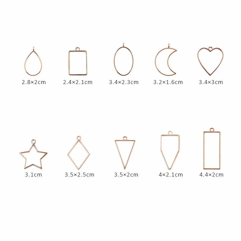 Open Bezel Pendants for Resin  - огляд і ціна Bezels Pendant Resin